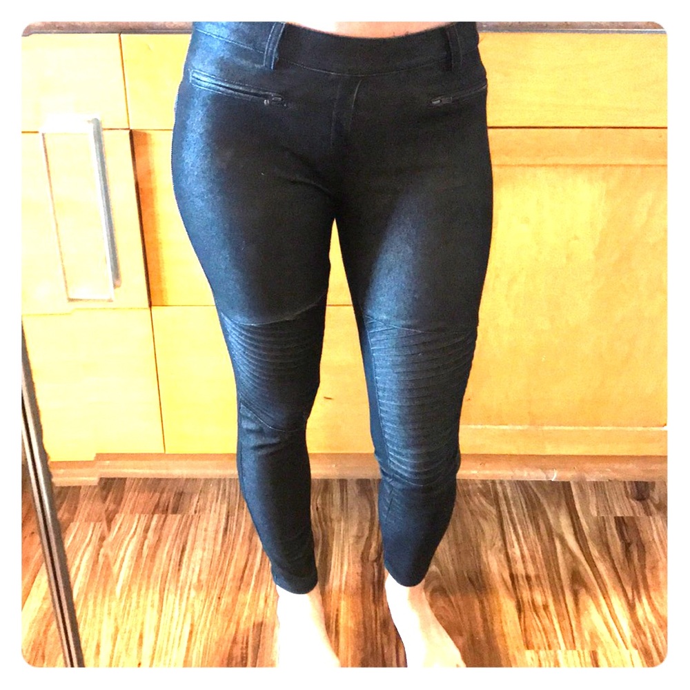 Forever 21 stretchy, denim looking, pants